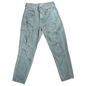 American Eagle Distressed Mom Jeans